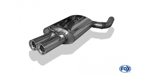 Fox endschalldämpfer 2x90 - endschalldämpfer,